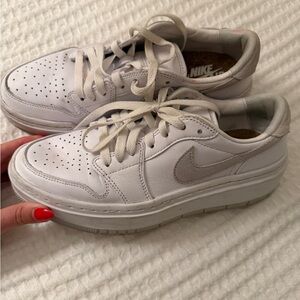 Nike Women's White and Gray Sneakers